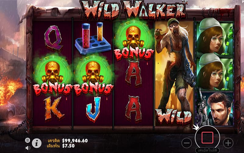WILD WALKER เกมสล็อตแตกง่าย pp slot